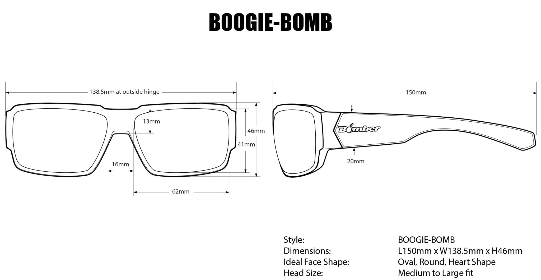 BOOGIE Safety - Bifocals Clear - Image 8