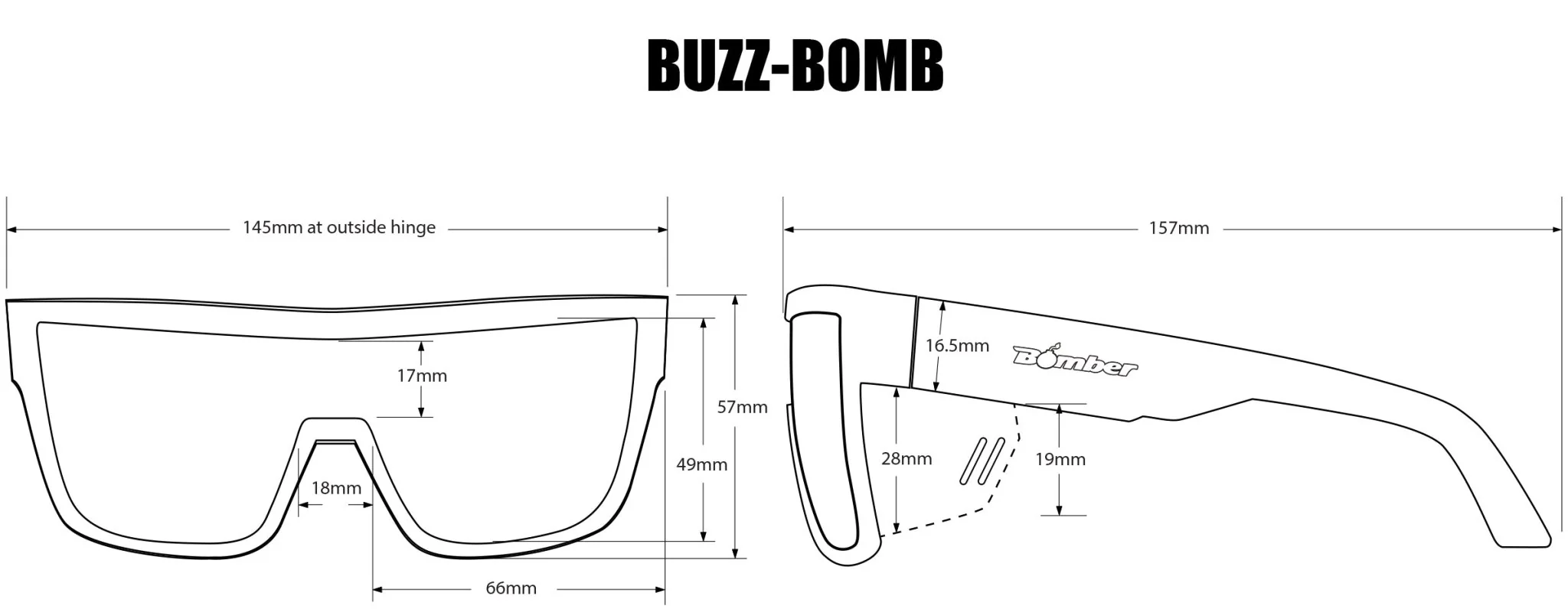 BUZZ Bomb Safety - Polarized Gold Mirror Crystal - Image 10
