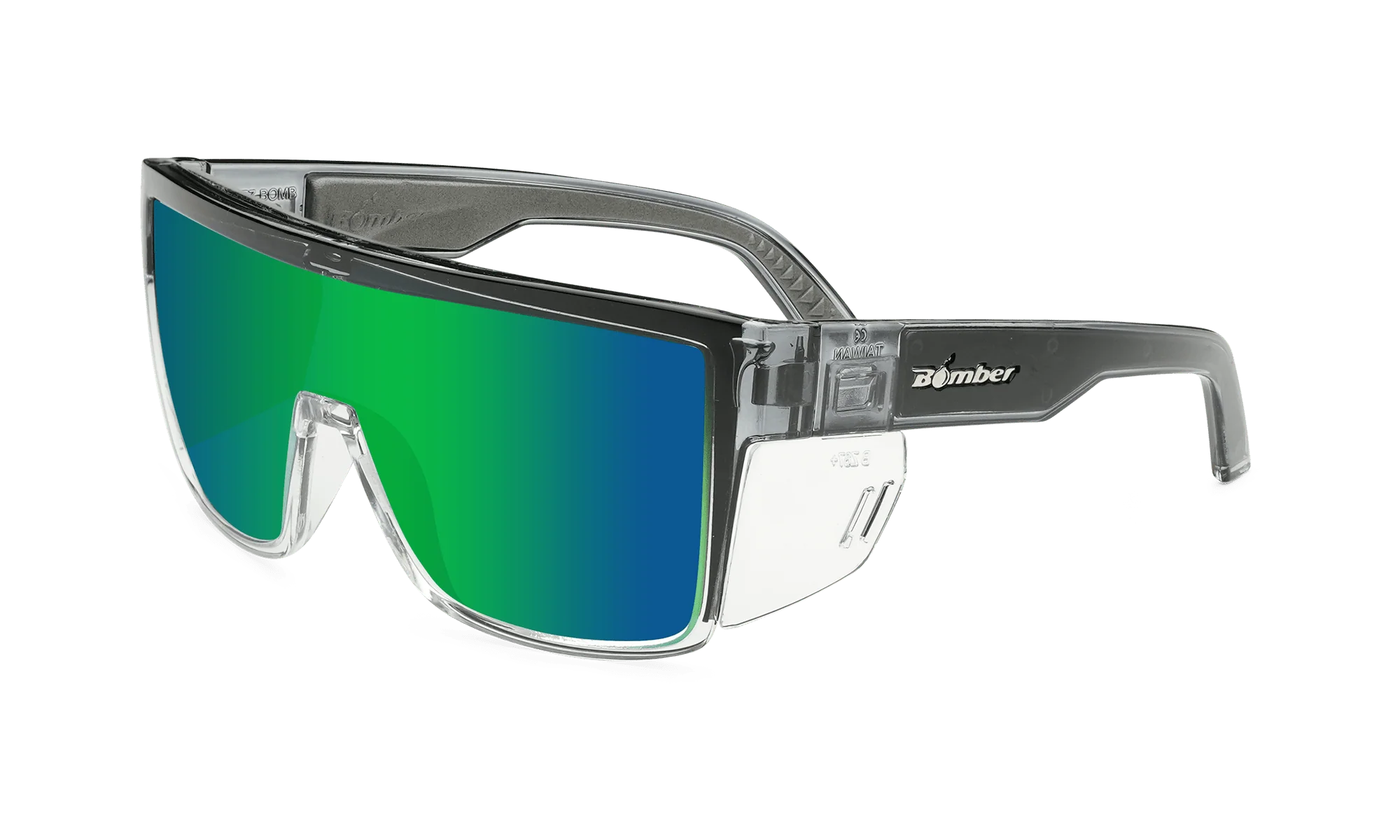 BUZZ Bomb Safety - Green Mirror Crystal