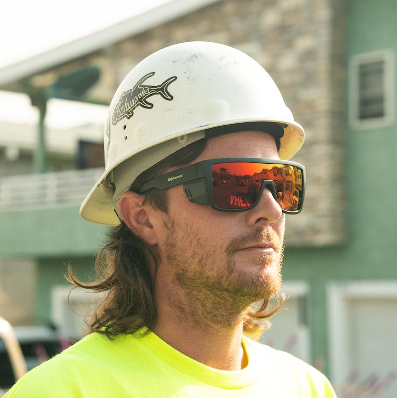 BUZZ Bomb Safety - Photochromic Fire Red Orange Mirror - Image 11