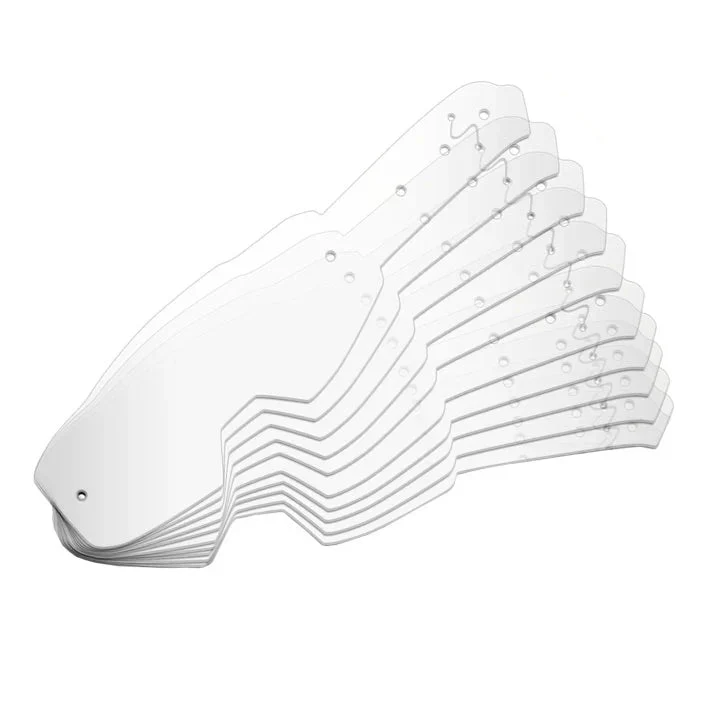 Clear Tear Offs 10 Pack