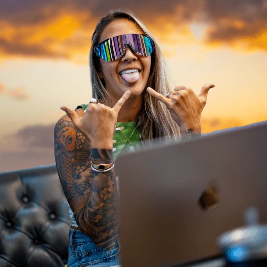 JAGER Bomb Safety - Polarized Rose Gold Pink Mirror Crystal - Image 6