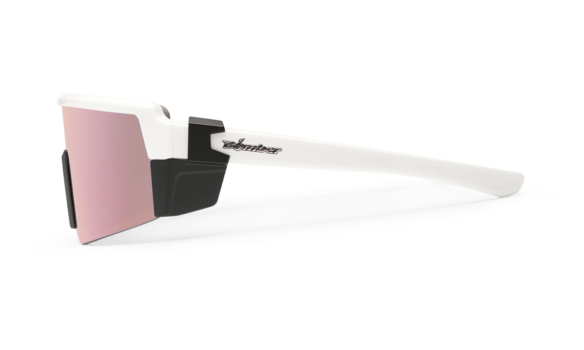 SMOKE Bomb Safety - Polarized Rose Gold Pink Mirror White - Image 3